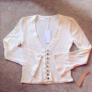 Reformation XS Gellar Top Ivory